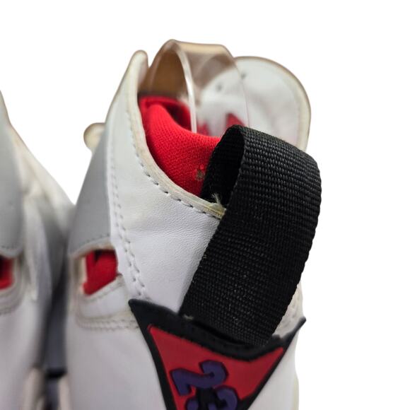 AIR JORDAN VII 7 RETRO CDP SIZE 11 HARE WHITE TRUE RED LIGHT SILVER 304775 102 main image 6